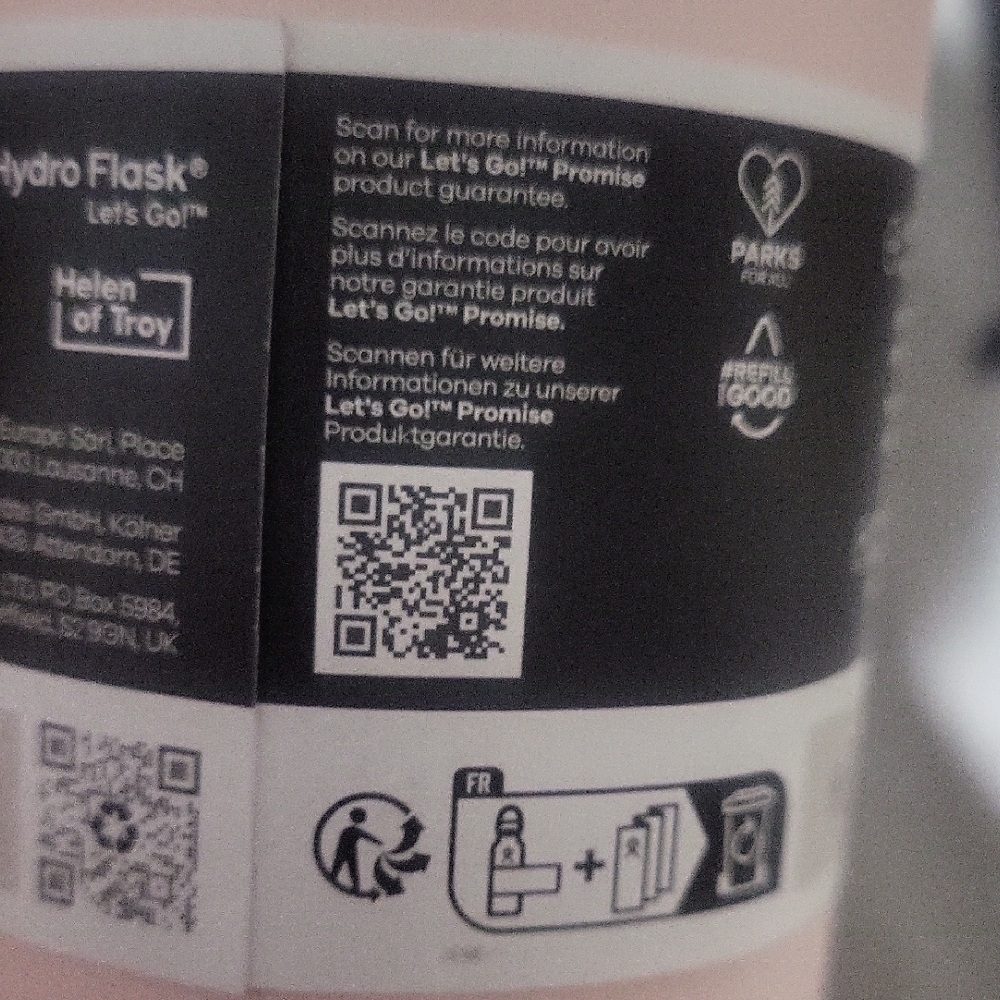 Hydro Flask Light Pink Insulated Bottle 20oz. - Picture 5 of 9